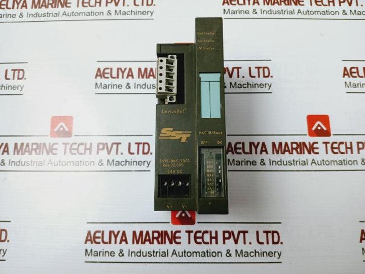 Sst Devicenet 5136-dns-200S Slave Adapter Module Rev 02.005 24V Dc