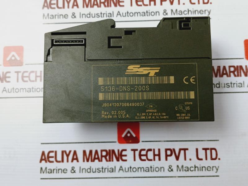 Sst Devicenet 5136-dns-200S Slave Adapter Module Rev 02.005 24V Dc