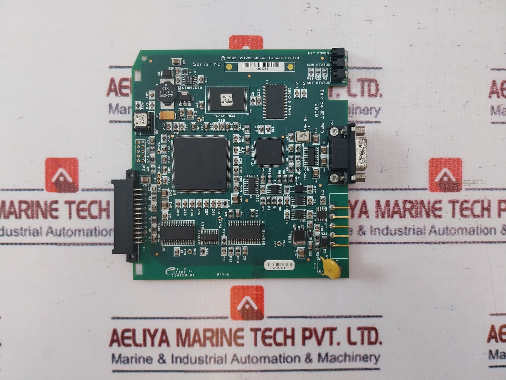 Sst Woodhead Canada 490-1655 Printed Circuit Board Card 1.1.0 94V-0