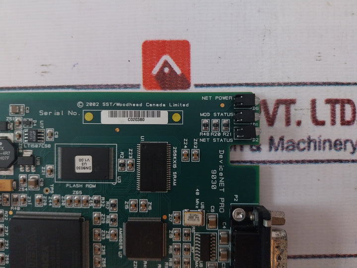 Sst Woodhead Canada 490-1655 Printed Circuit Board Card 1.1.0 94V-0