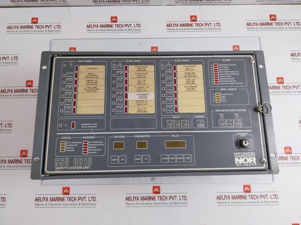 Ssu 8810 Safety System Unit Norcontrol Nn-801.1, He-220293E, He220265 B