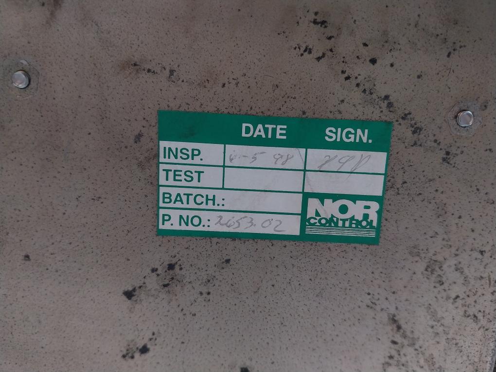 Ssu 8810 Safety System Unit Norcontrol Nn-801.1, He-220293E, He220265 B