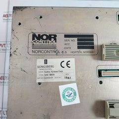 Ssu 8810 Safety System Unit Norcontrol Nn-801.1, He-220293E, He220265 B