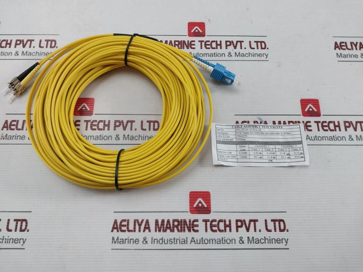 St-sc Duplex Sm G655 20M New Fiber Optic Patch Cable Fpc-st-sc-03-d-l-02