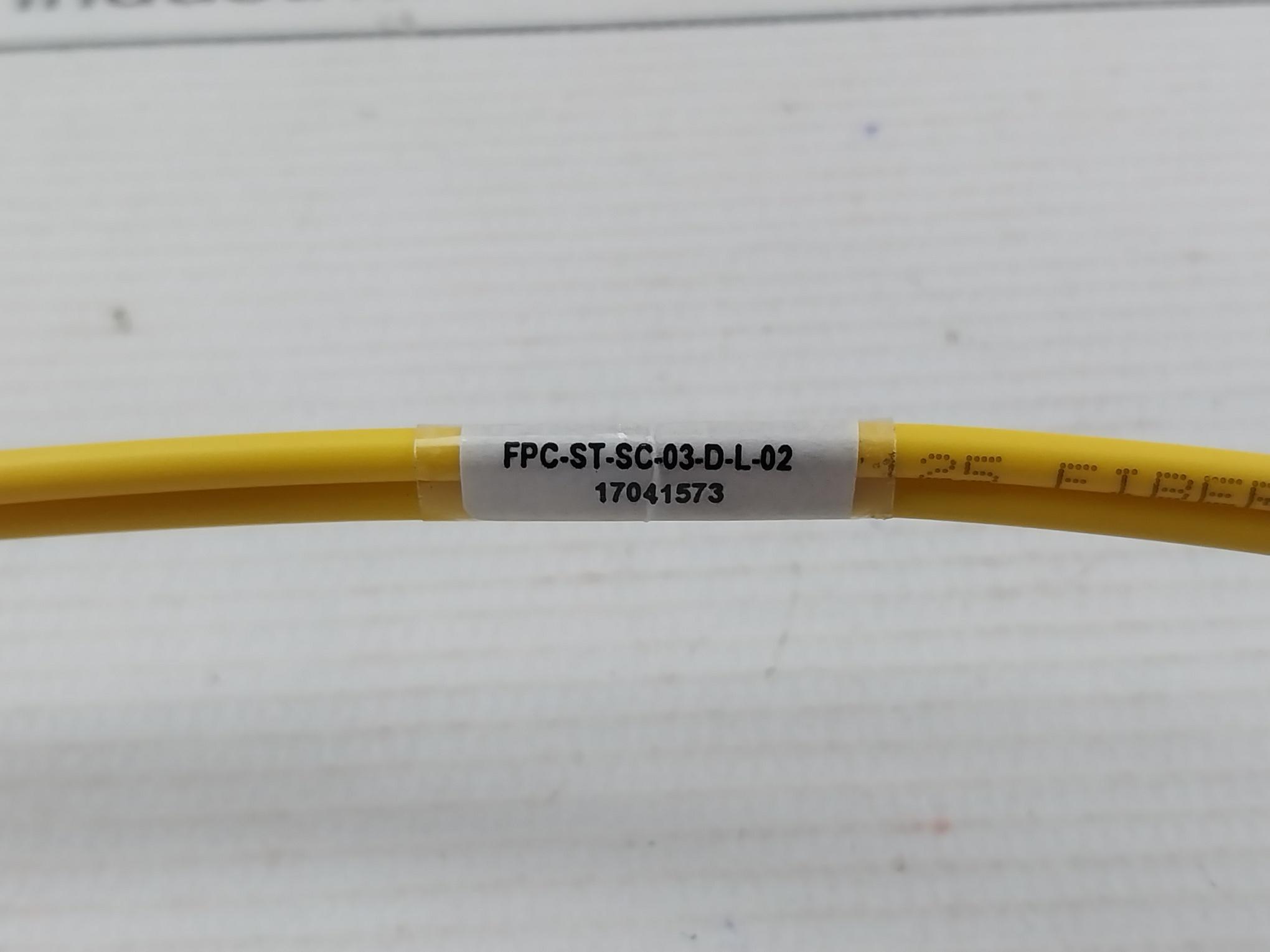 St-sc Duplex Sm G655 20M New Fiber Optic Patch Cable Fpc-st-sc-03-d-l-02