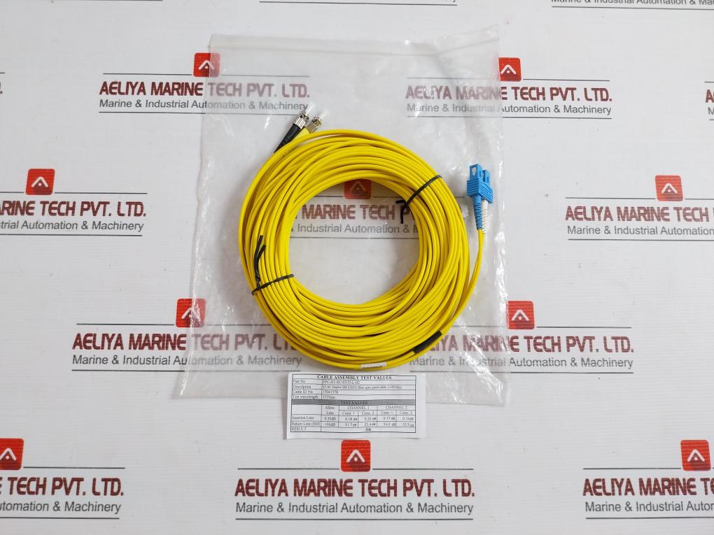 St-sc Duplex Sm (G655) Fiber Optic Patch Cable Fpc-st-sc-03-d-l-02 ...