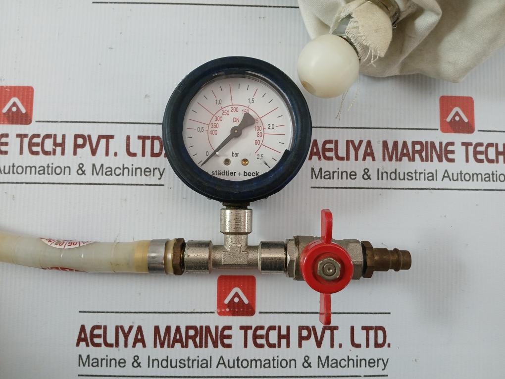 Städtler + Beck Pressure Gauge Assembly 0-2,5 Bar Dn 250