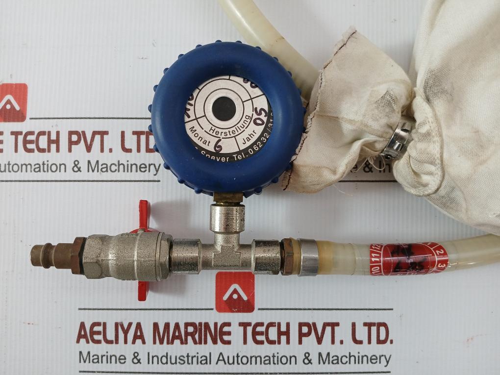 Städtler + Beck Pressure Gauge Assembly 0-2,5 Bar Dn 250