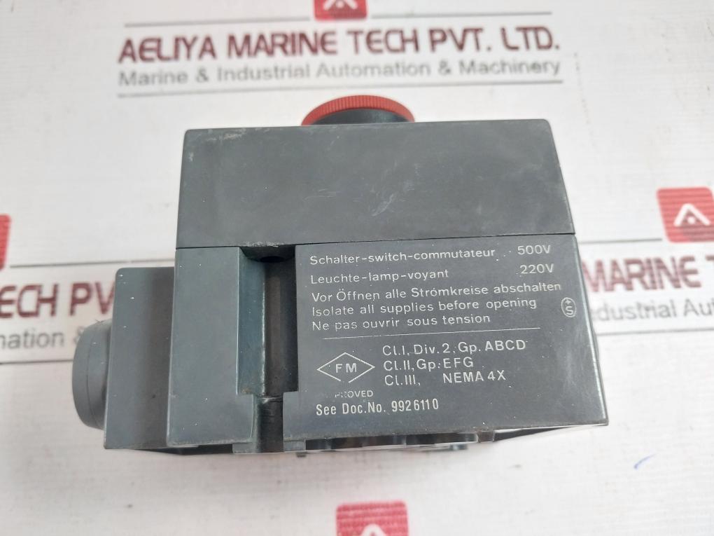 Stahl 8030/11 Selector Switch Ex-85/1128 500V