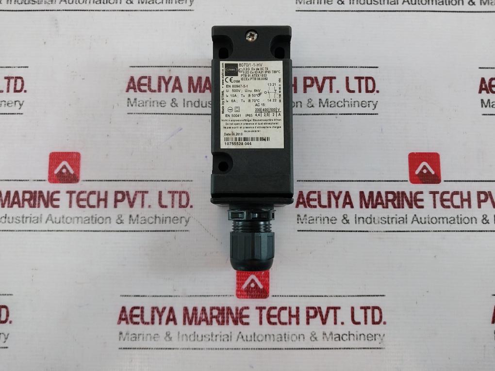 Stahl 8070/1-1-hv Position Switch Ui 500V Ii 2 G Ex De Iic T6