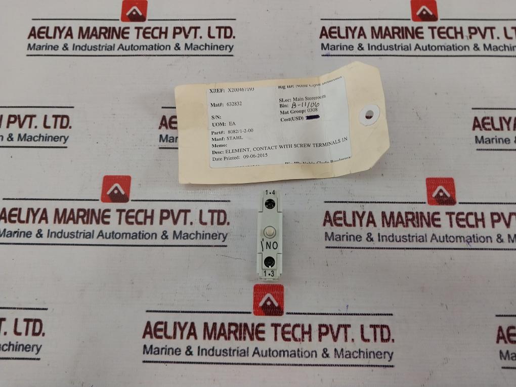 Stahl 8082/1-2-00 Contact Element Nb0158