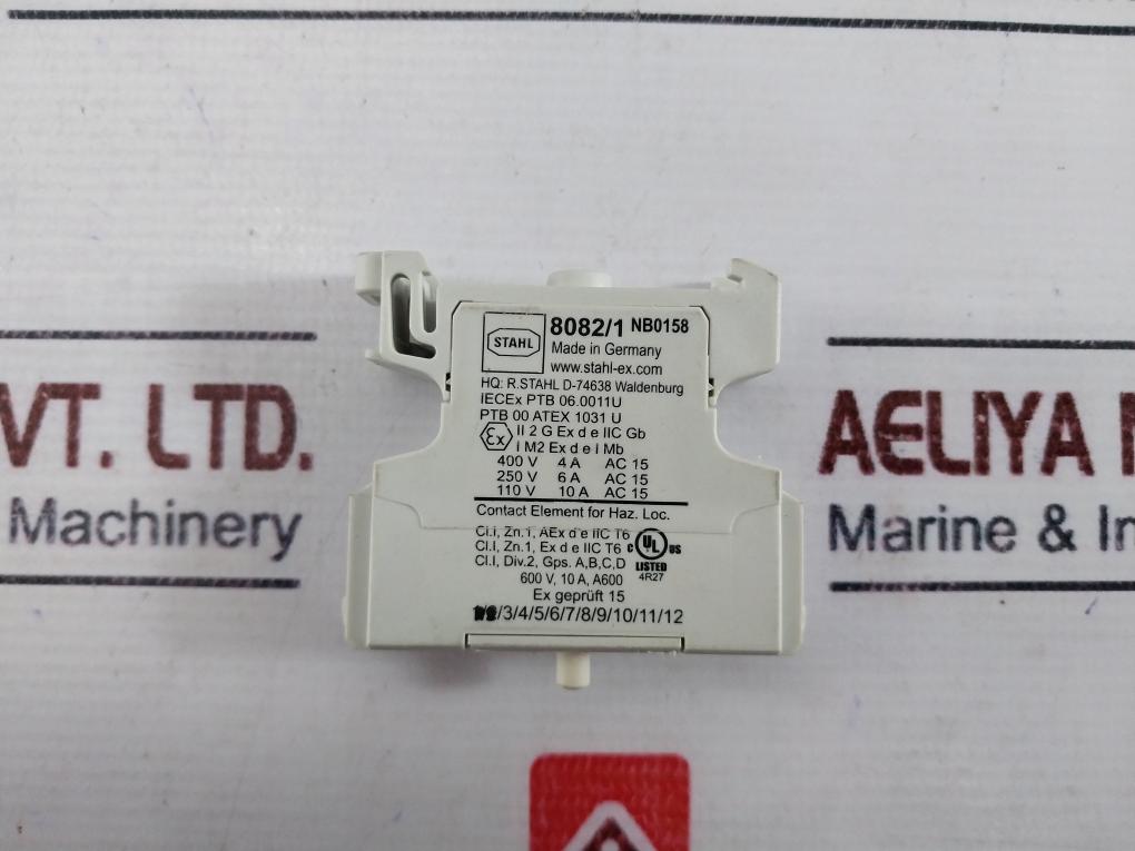 Stahl 8082/1 Rail Mounting Switching Contact Element