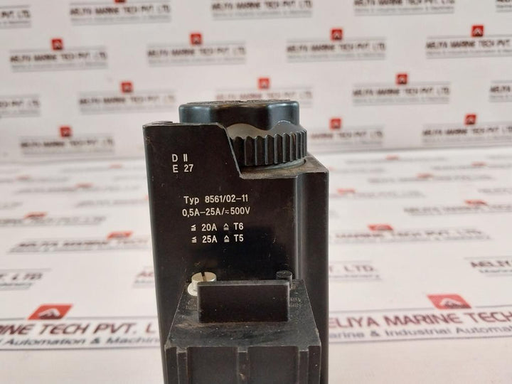 Stahl 8561/02-11/ 8561/02 Fuse Base 0.5a-25a 500v