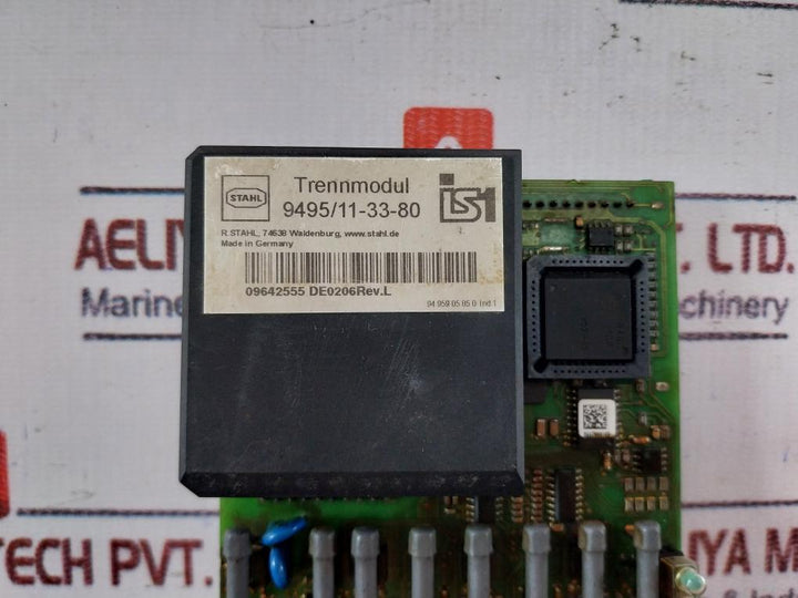 Stahl 9495/11-33-80 Trennmodul/separation Module Rev L 94 959 05 85 0