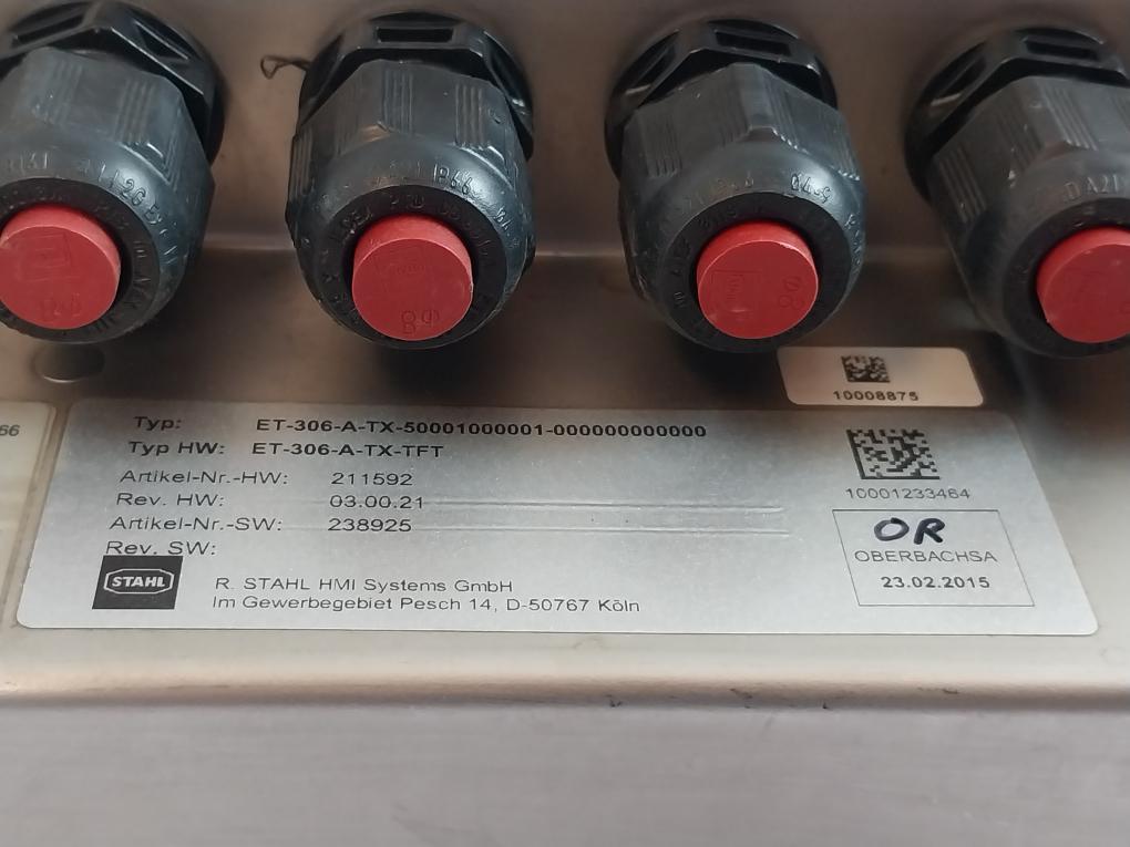 Stahl Et-306-a-tx-tft Operator Interface Station