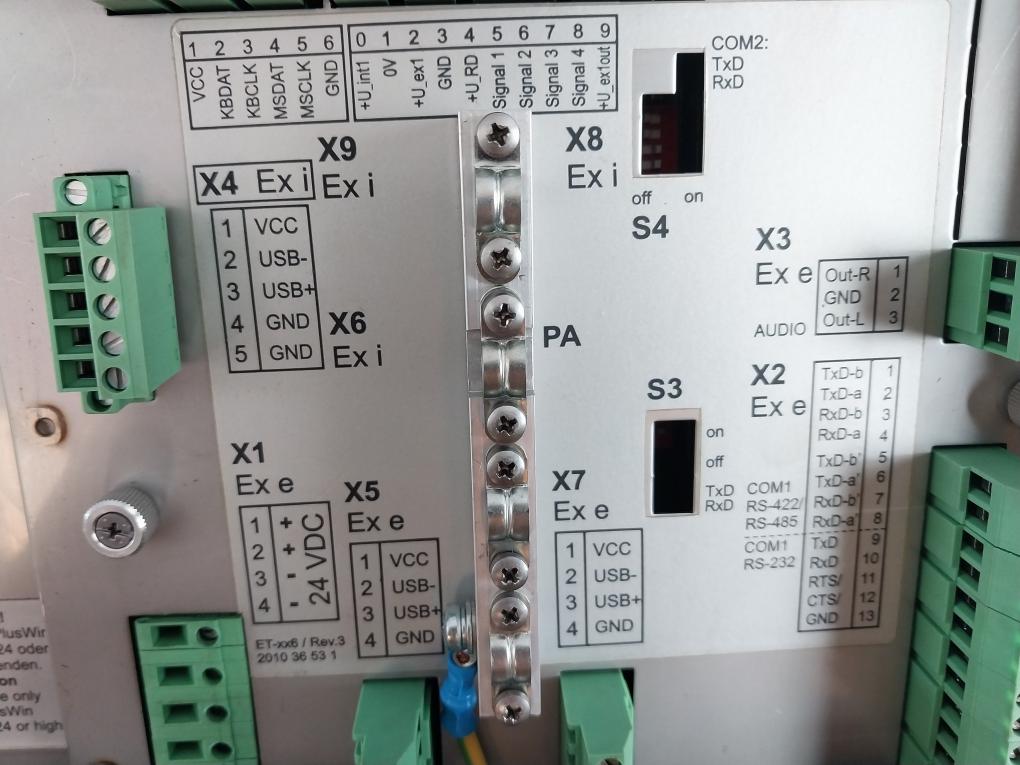 Stahl ET-306-A-TX-TFT Operator Interface DC 24V/1,5A Version : 5.01.24