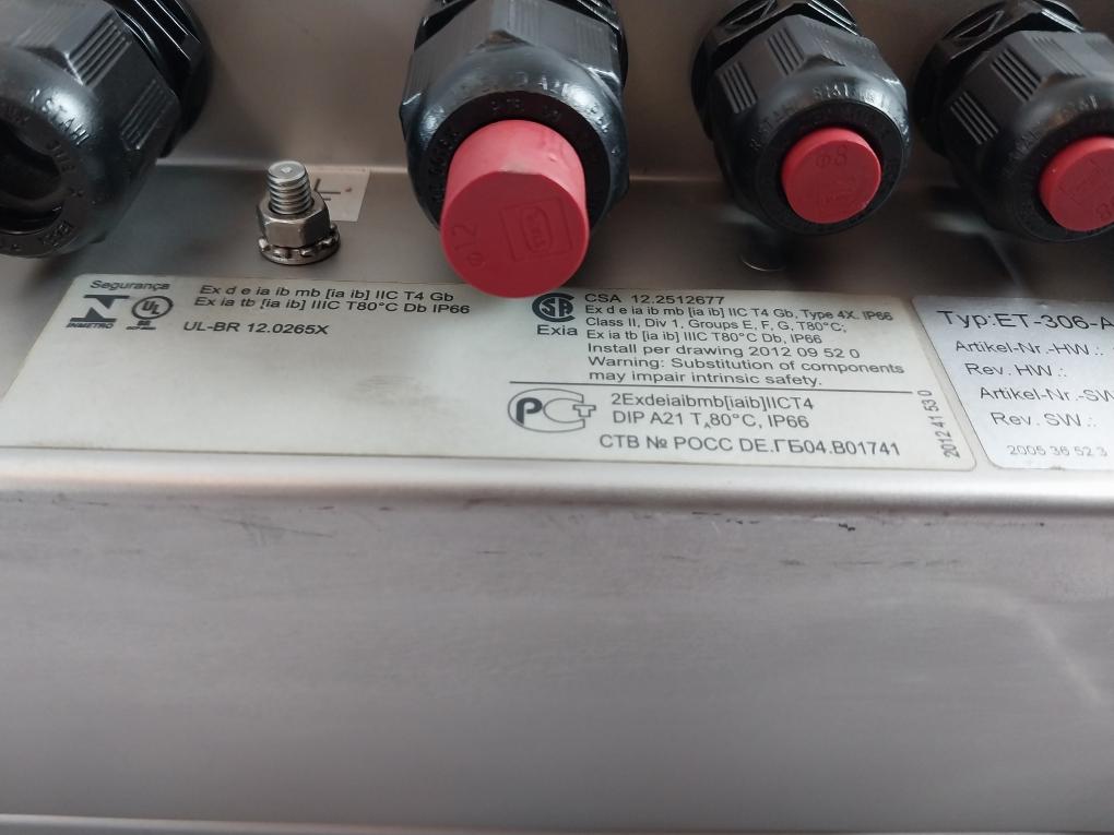 Stahl ET-306-A-TX-TFT Operator Interface DC 24V/1,5A Version : 5.01.24