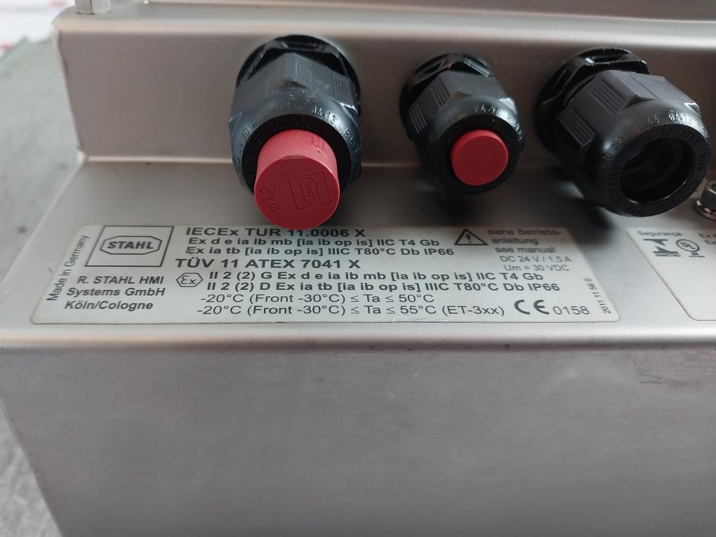 Stahl ET-306-A-TX-TFT Operator Interface DC 24V/1,5A Version : 5.01.24