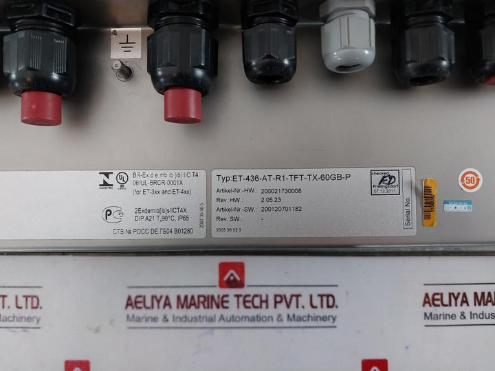 Stahl Et-436-at-r1-tft-tx-60Gb-p Panel Pc Ip65 Rev Hw 2.05.23