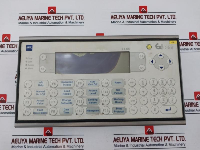 Stahl Et-65-rs422 Hmi Terminal Operator Panel Rev.hw: 2.13