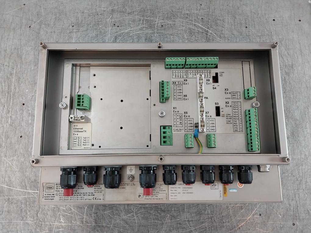 Stahl Exicom ET-306-A-TX-TFT Operator Interface Panel DC24V/1,5A