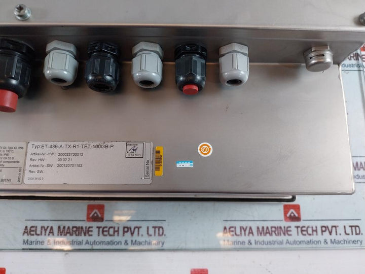 Stahl Et-436-a-tx-r1-tft-100Gb-p Exicom Panel Pc Dc 24V/1.5A 30 Vdc 01370550