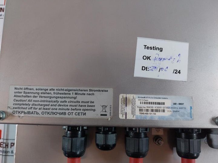 Stahl Et-436-a-tx-r1-tft-100Gb-p Exicom Panel Pc Dc 24V/1.5A 30 Vdc 01370550
