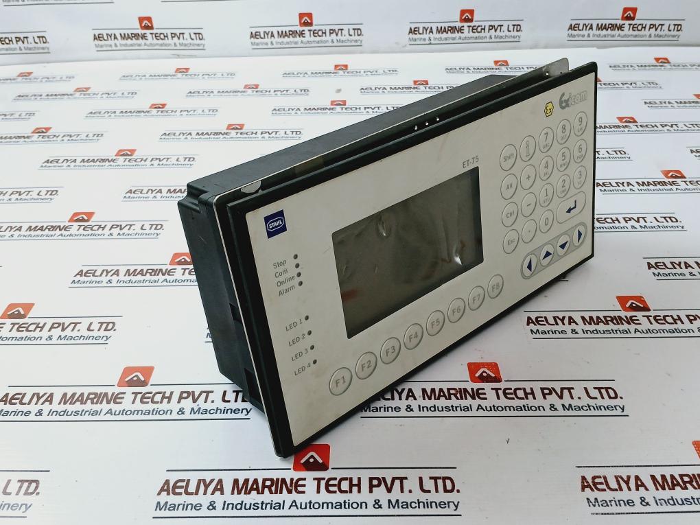 Stahl Exicom Et-75 Hmi Operator Terminal Et-75-rs422 12Vdc Rev.Hw 2.11