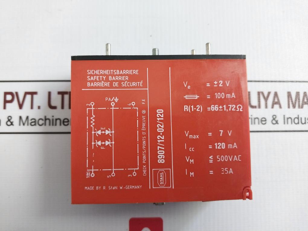 Stahl I3Ng5 Safety Barrier Ticb424 120Ma 500Vac 35A