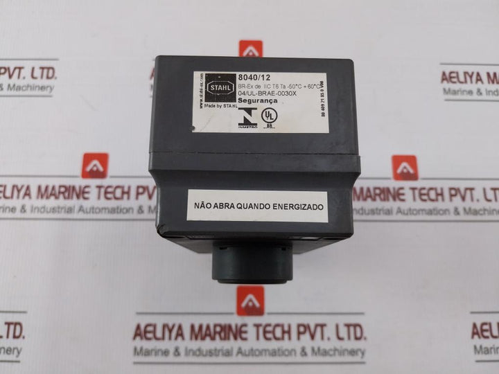 Stahl 8040/12 Control Station Ac 500V 12-254V 0-60Hz