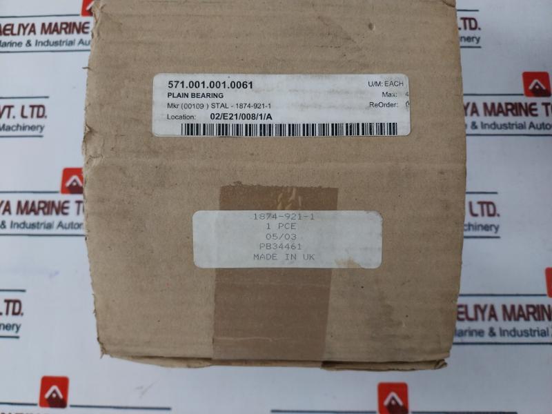 Stal 1874-921-1 Plain Bearing, Dib-e, Pb34461