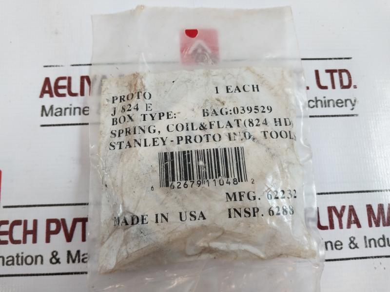 Stanley-proto J824E Spring Coil & Flat (824 Hd)
