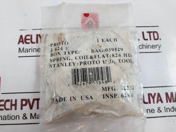 Stanley-proto J824E Spring Coil & Flat (824 Hd)
