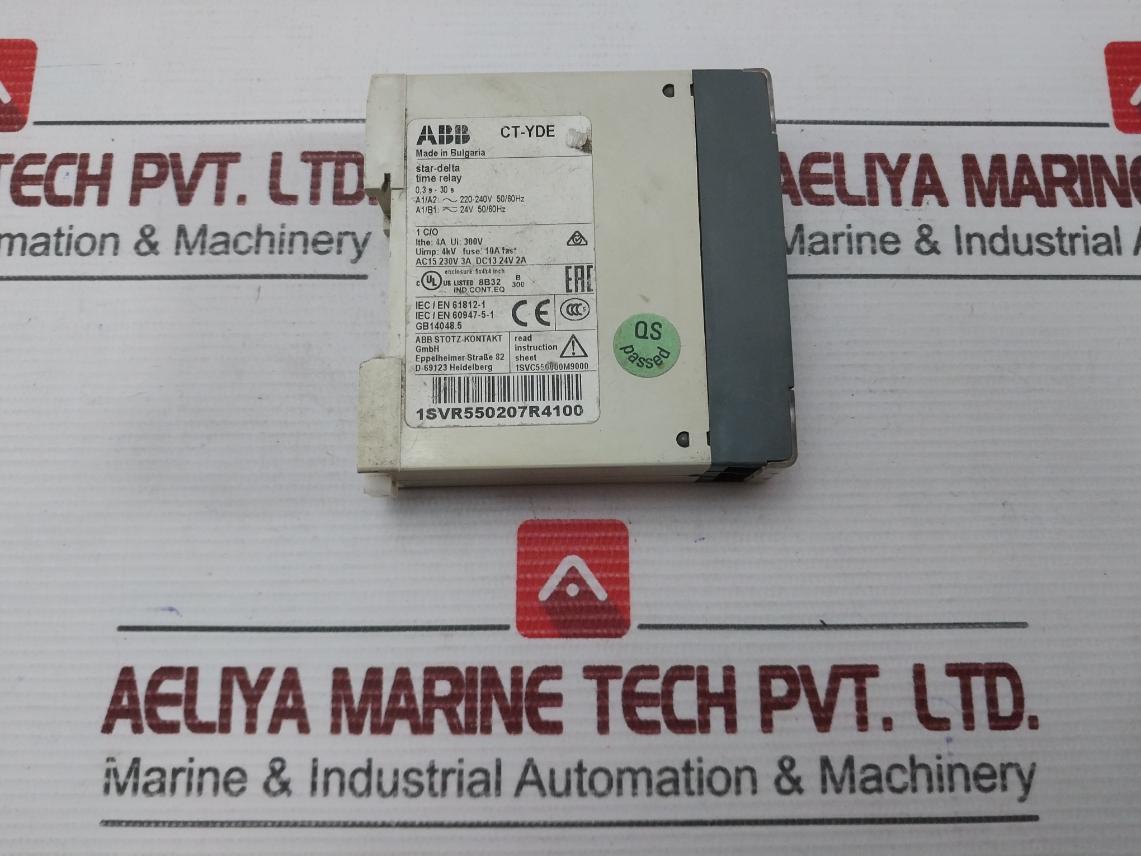 Star-delta Time Relay 0.3-30S 240V Ct-yde Abb