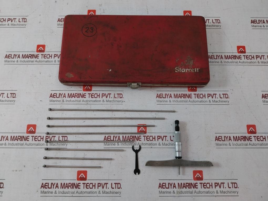 Starrett 445M Depth Micrometer Set 0-45 0-25