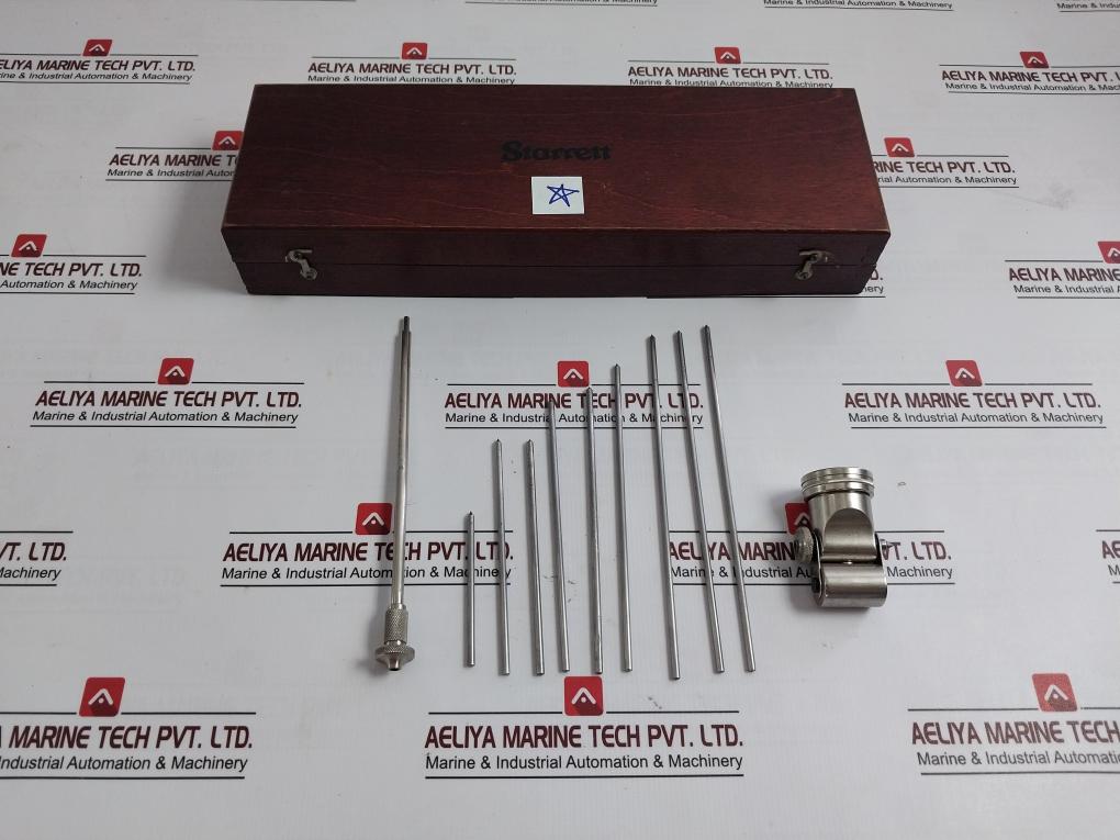Starrett 696M Crankshaft Distortion Dial Strain Gage Set 696B