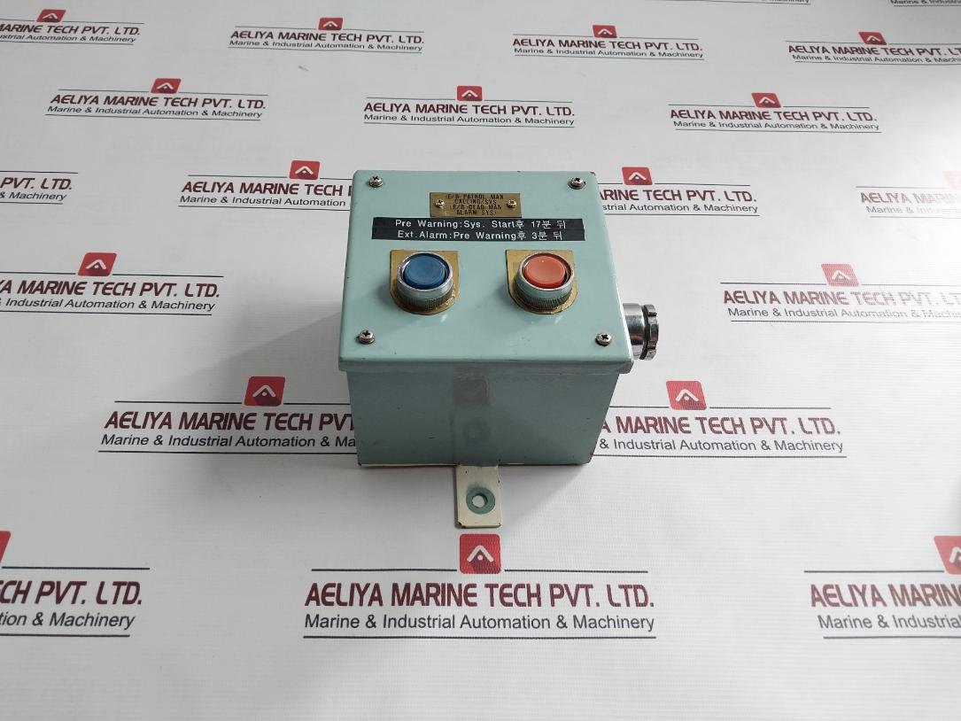 Start/Stop Switch Box Dead Man Alarm Sys