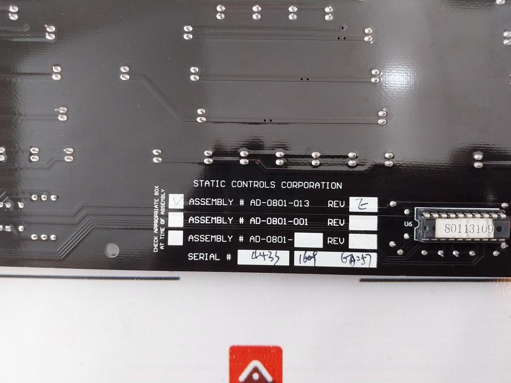 Static Controls Ad-0801-013 Led Numeric Display Board