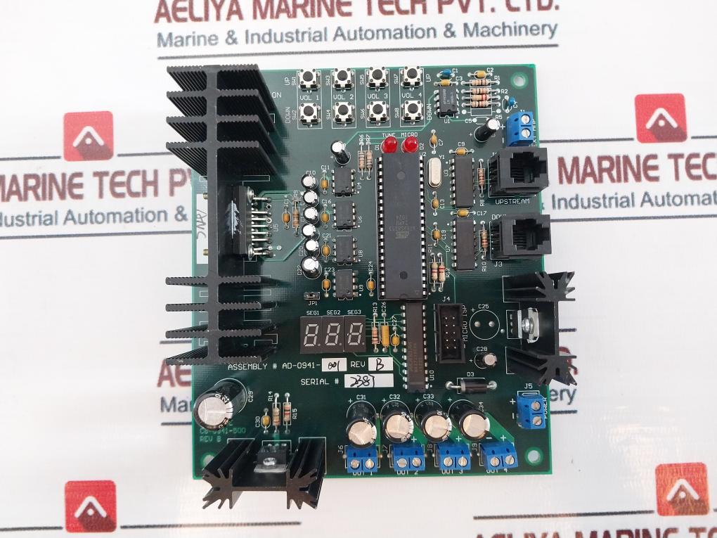 Static Controls Ad-0941-001 Control Circuit Board Rev B 94V