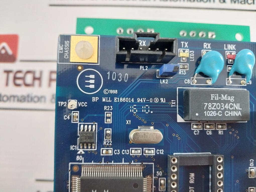 Static Controls Ad-1000-232 Printed Circuit Board Rev. C