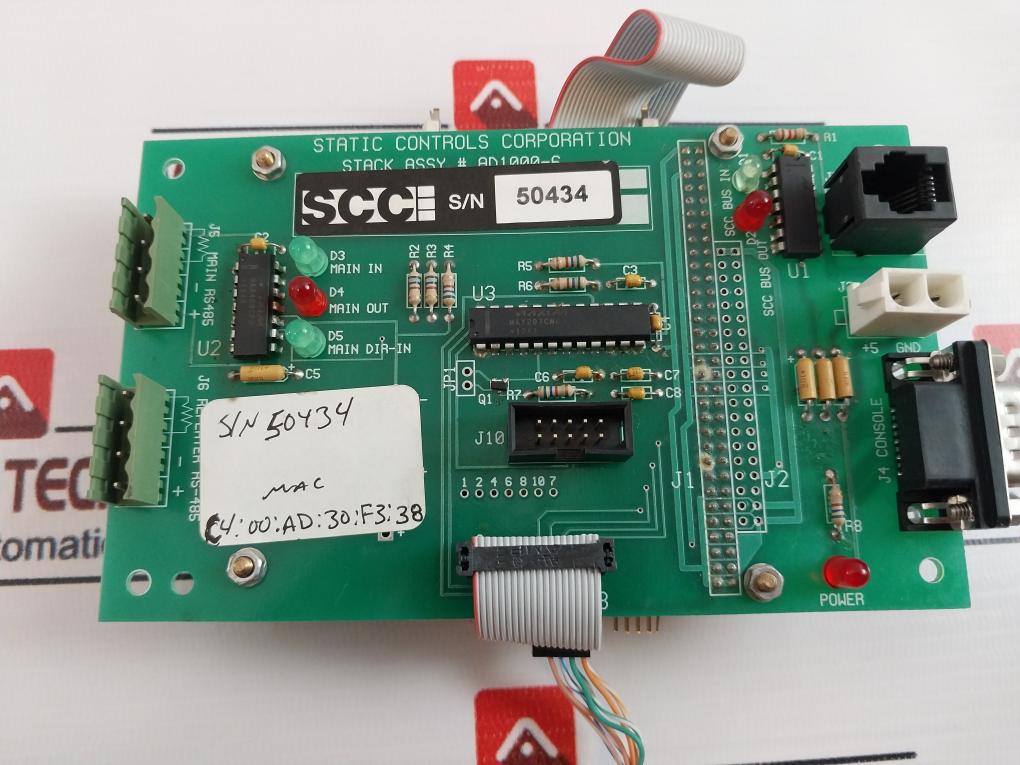 Static Controls Ad1000-6 Memory Card Board