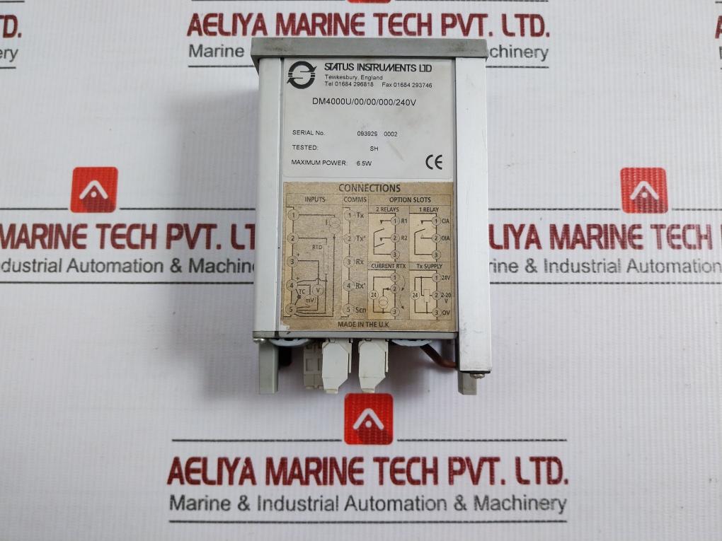 Status Instruments Process Indicator 24V Dm4000U/00/00/000/240V