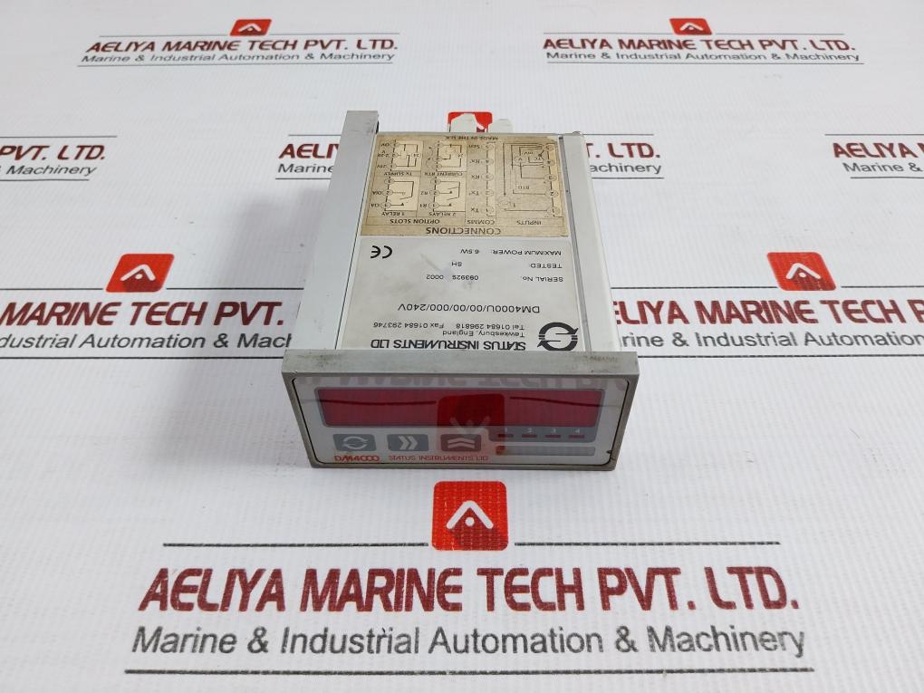 Status Instruments Process Indicator 24V Dm4000U/00/00/000/240V
