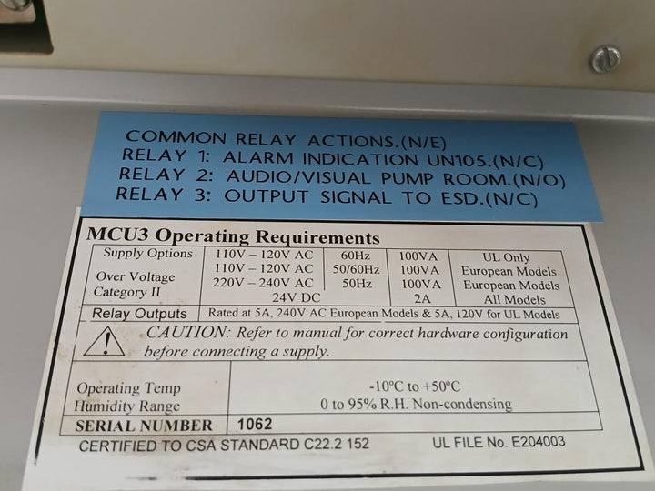 Status Scientific Controls Mcu3