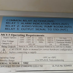 Status Scientific Controls Monitoring Control Panel 110V-120Vac 60Hz Mcu3