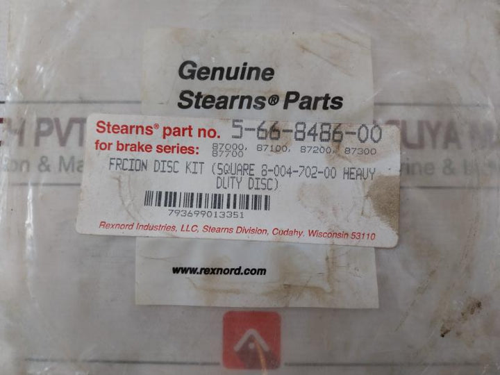 Stearns 5-66-8486-00 Friction Disc Kit For Stearns Brake Systems