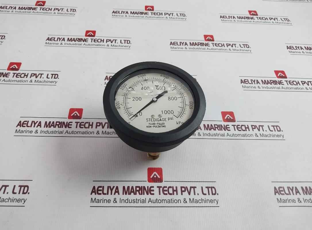 Stedigage 0-1000 Psi Pressure Gauge