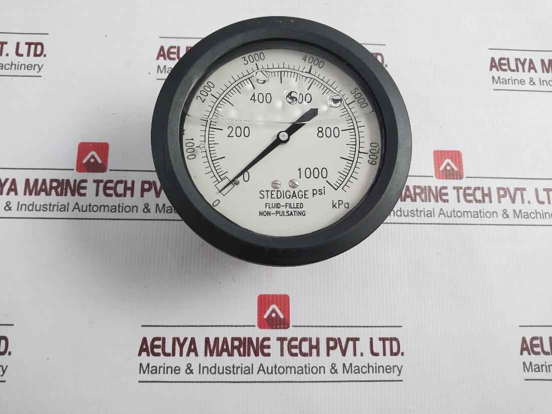 Stedigage 0-1000 Psi Pressure Gauge
