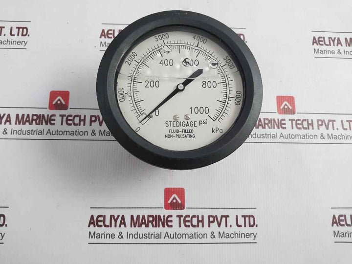 Stedigage 0-1000 Psi Pressure Gauge
