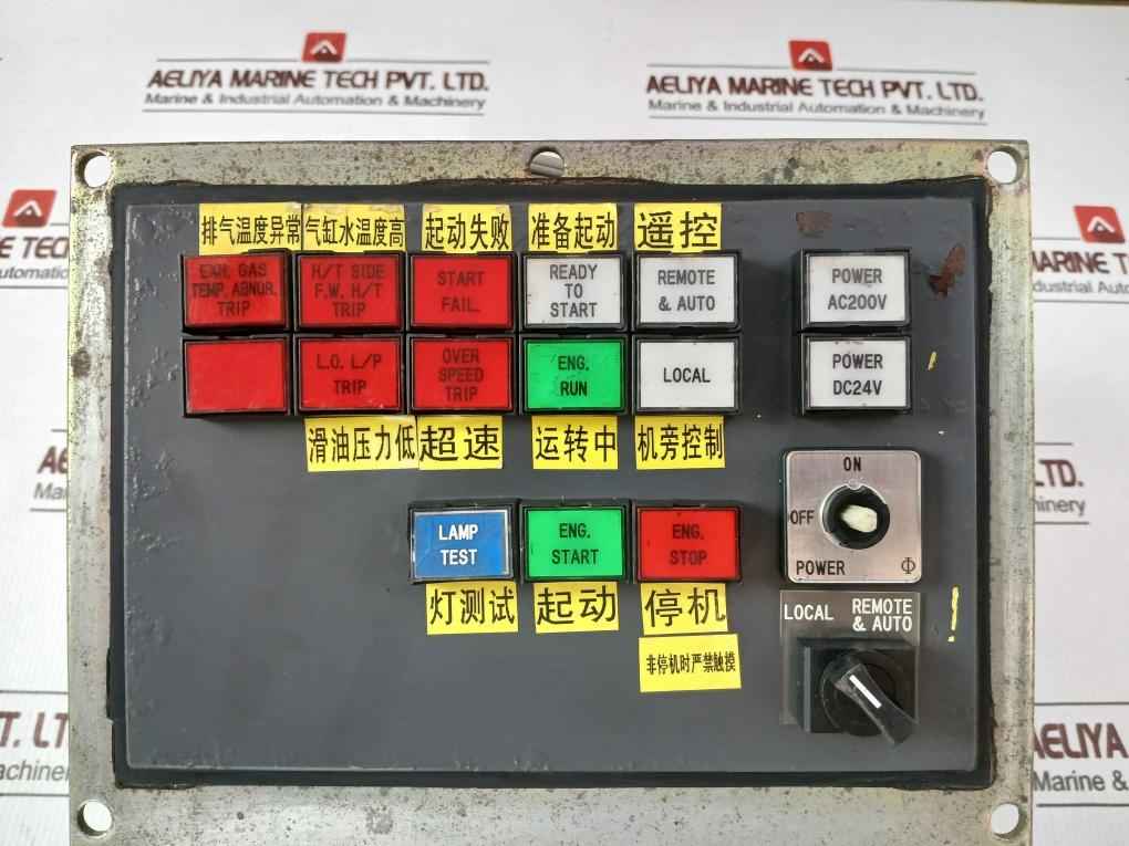 Steering Gear Control Panel